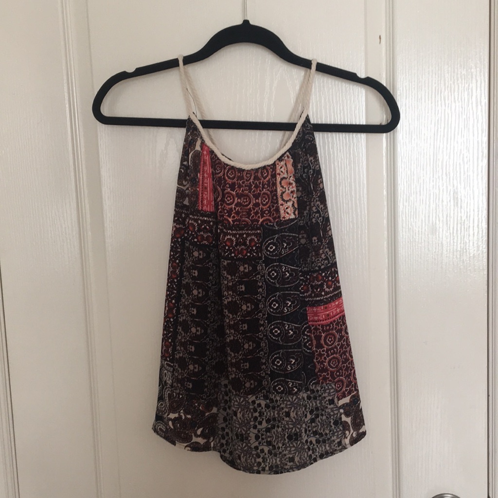 Patterned Halter Tank